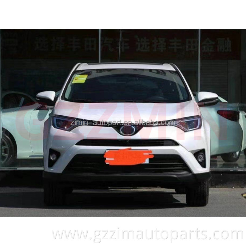 FRONT BODY KIT GRILLE FRONT BUMPER FIT FOR RAV-4 2016 + Upgrade To Le-us Style